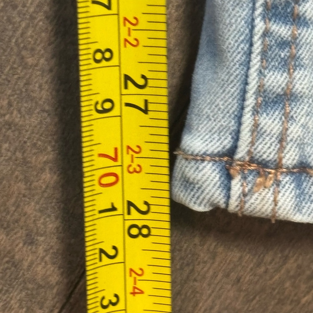 SOLd Frye Women’s Jeans Size 8 29 Light Wash High Rise Straight Leg Stretch - Picture 12 of 12